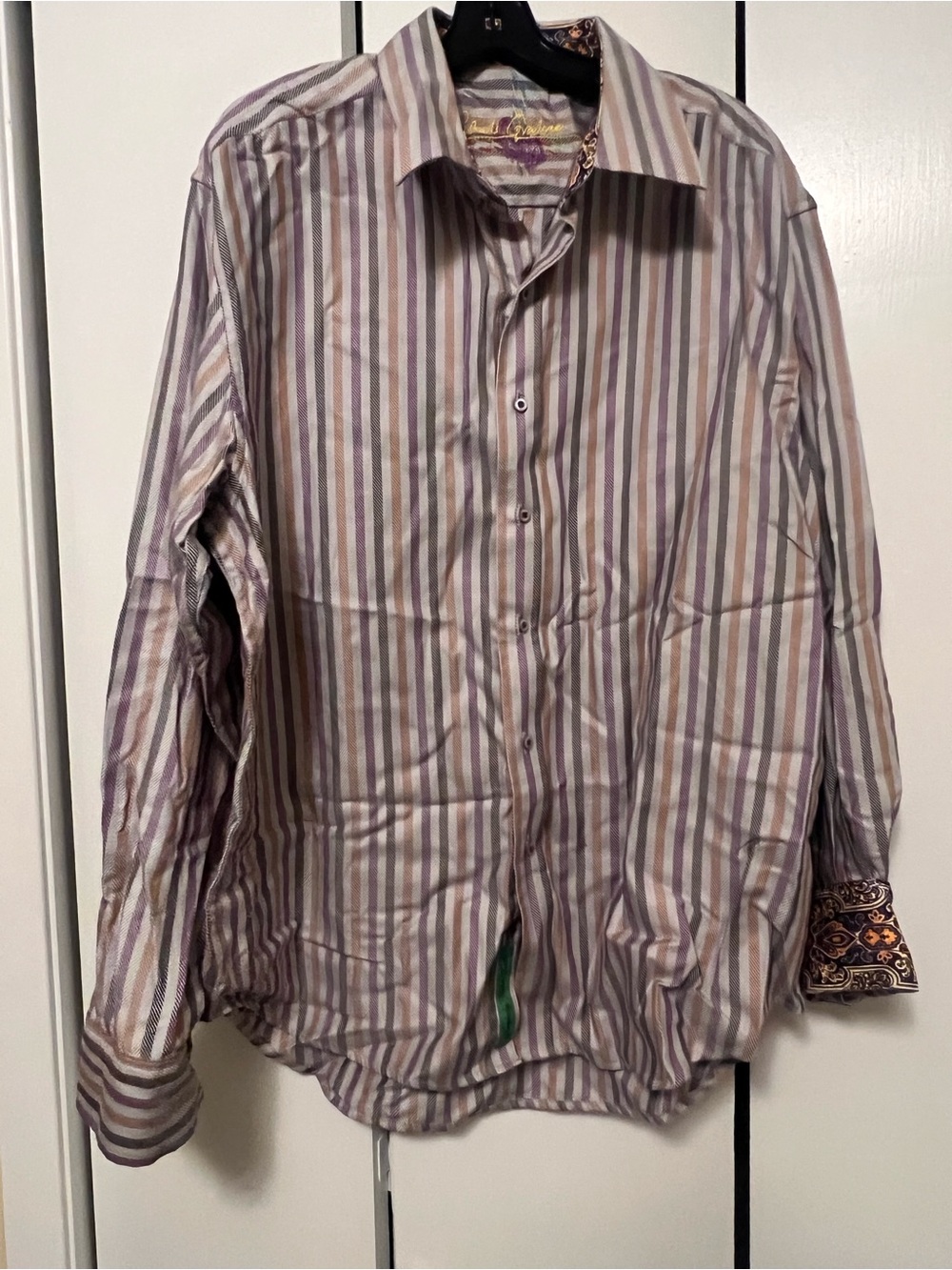 Robert Graham Button Down Dress Shirt XXL
